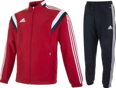 rood adidas pak heren|adidas trainingspak.